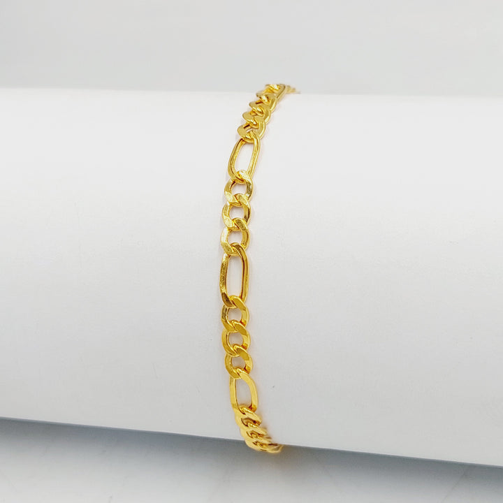 21K اسوارة فيجارو-مجوهرات الشيخ سعيد-Saeed Jewelry 