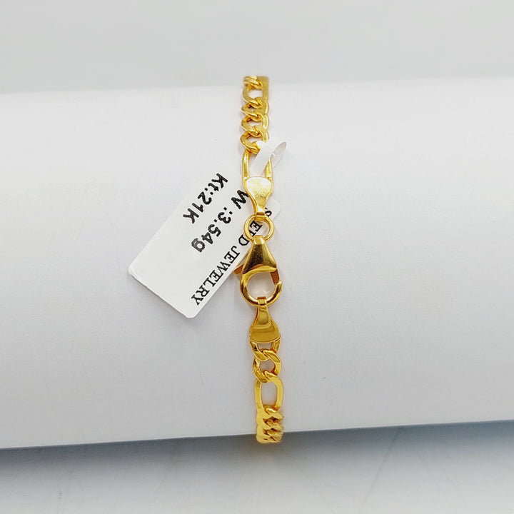 21K اسوارة فيجارو-مجوهرات الشيخ سعيد-Saeed Jewelry 