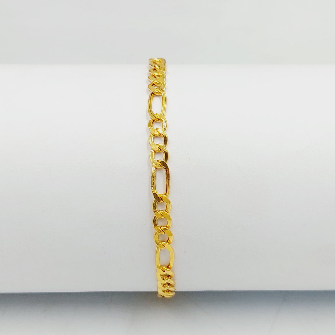 21K اسوارة فيجارو-مجوهرات الشيخ سعيد-Saeed Jewelry 