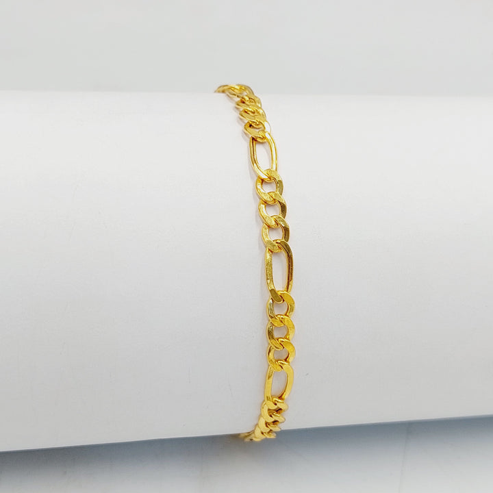 21K اسوارة فيجارو-مجوهرات الشيخ سعيد-Saeed Jewelry 
