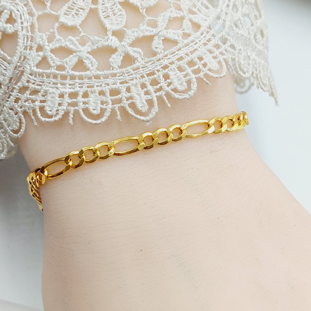 21K اسوارة فيجارو-مجوهرات الشيخ سعيد-Saeed Jewelry 