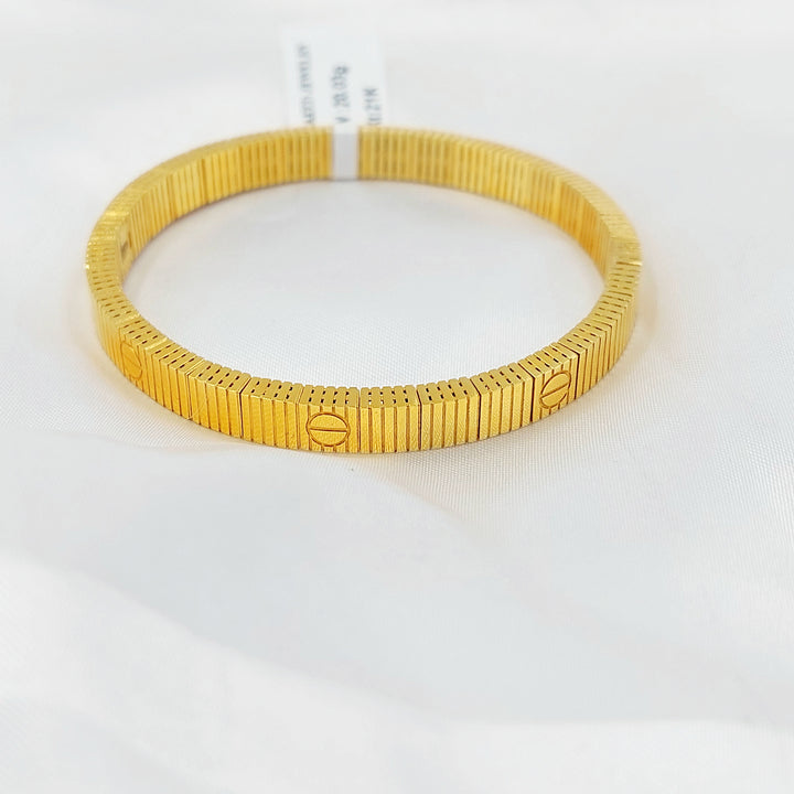 21K اسوارة فيجارو-مجوهرات الشيخ سعيد-Saeed Jewelry 