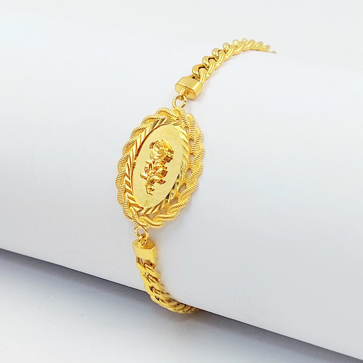 21K اسوارة اونصه-مجوهرات الشيخ سعيد-Saeed Jewelry 