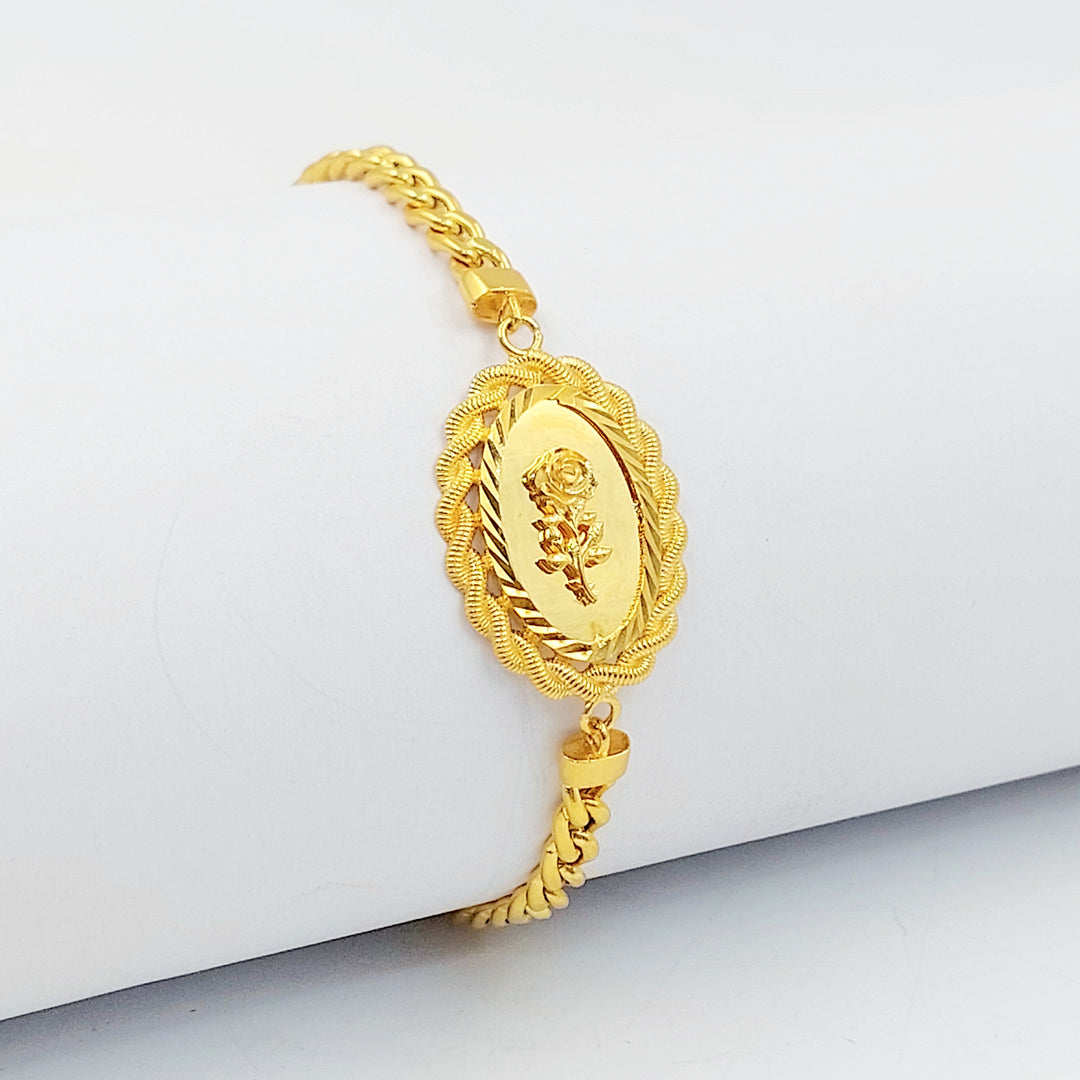 21K اسوارة اونصه-مجوهرات الشيخ سعيد-Saeed Jewelry 