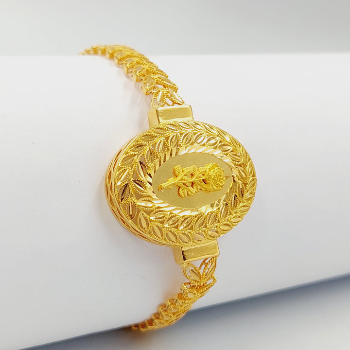 21K اسوارة اونصه-مجوهرات الشيخ سعيد-Saeed Jewelry 