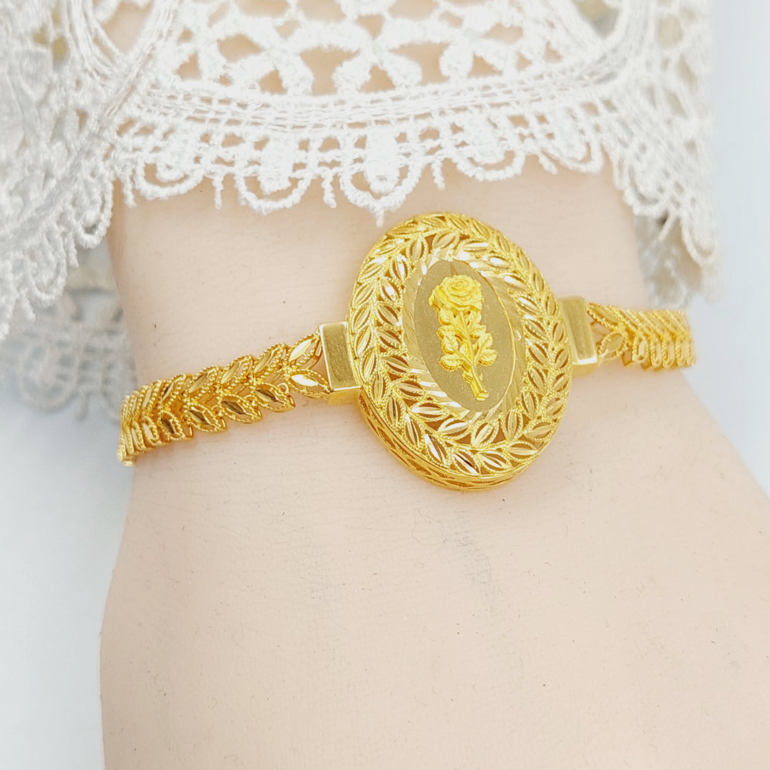 21K اسوارة اونصه-مجوهرات الشيخ سعيد-Saeed Jewelry 