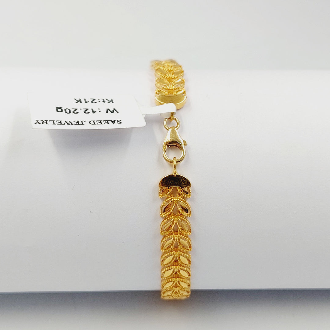 21K اسوارة اونصه-مجوهرات الشيخ سعيد-Saeed Jewelry 