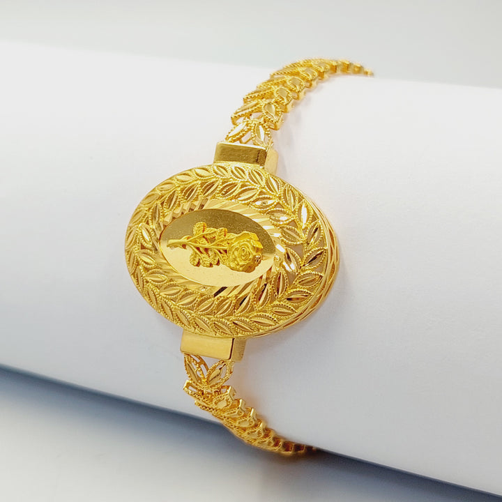 21K اسوارة اونصه-مجوهرات الشيخ سعيد-Saeed Jewelry 