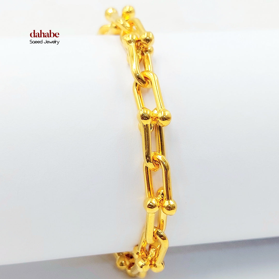 21K اسوارة بيبر كليب-مجوهرات الشيخ سعيد-Saeed Jewelry 