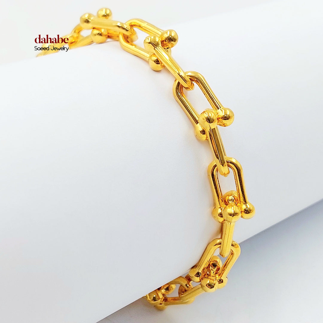 21K اسوارة بيبر كليب-مجوهرات الشيخ سعيد-Saeed Jewelry 