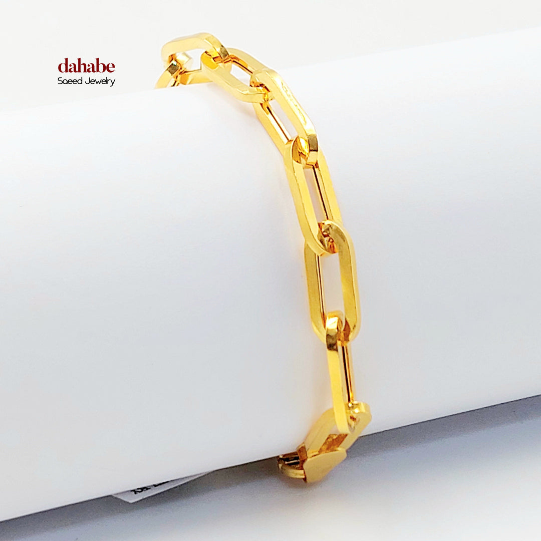 21K اسوارة بيبر كليب-مجوهرات الشيخ سعيد-Saeed Jewelry 