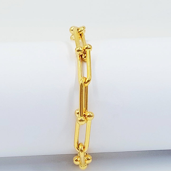21K اسوارة بيبر كليب-مجوهرات الشيخ سعيد-Saeed Jewelry 