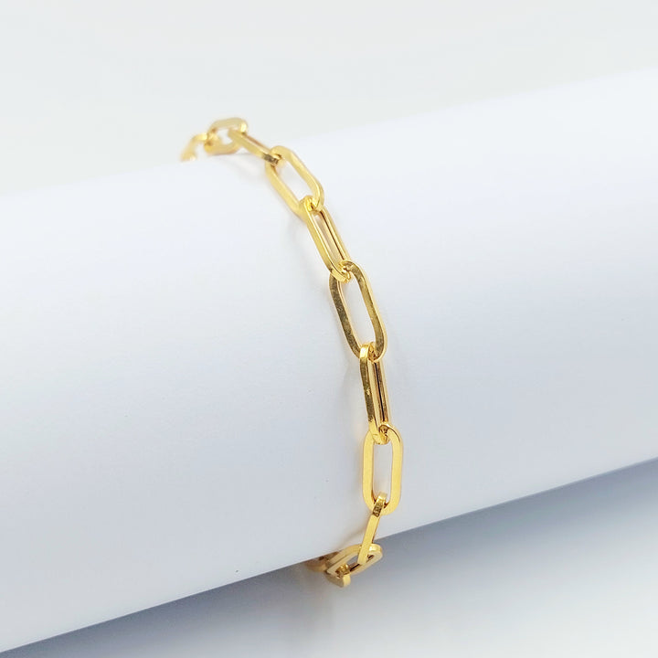 21K اسوارة بيبر كليب-مجوهرات الشيخ سعيد-Saeed Jewelry 