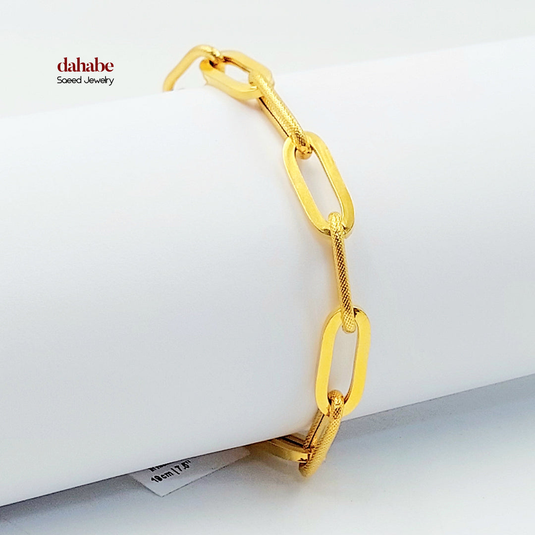 21K اسوارة بيبر كليب-مجوهرات الشيخ سعيد-Saeed Jewelry 