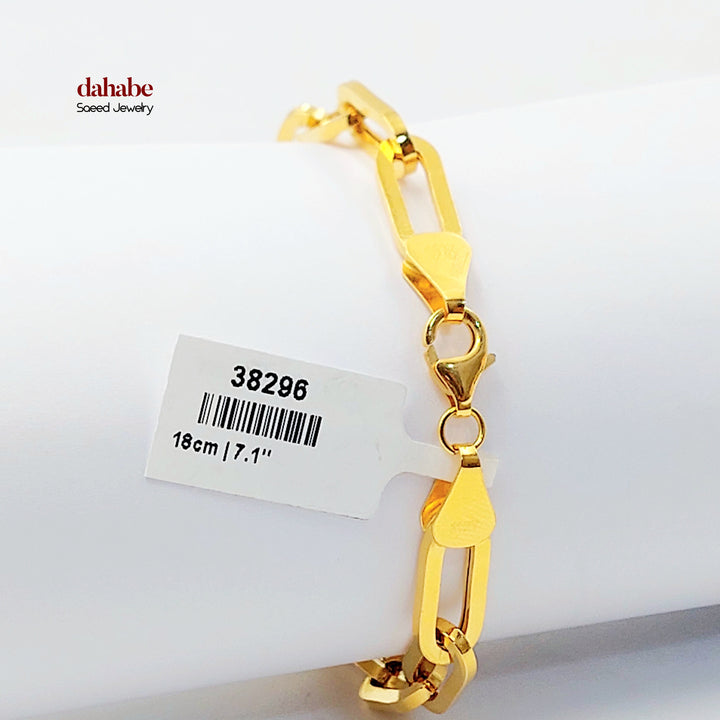 21K اسوارة بيبر كليب-مجوهرات الشيخ سعيد-Saeed Jewelry 