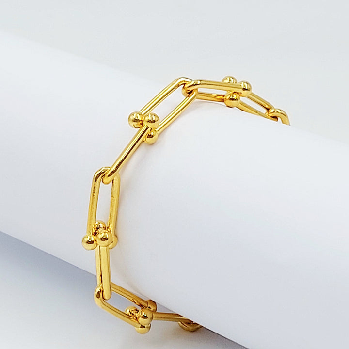 21K اسوارة بيبر كليب-مجوهرات الشيخ سعيد-Saeed Jewelry 