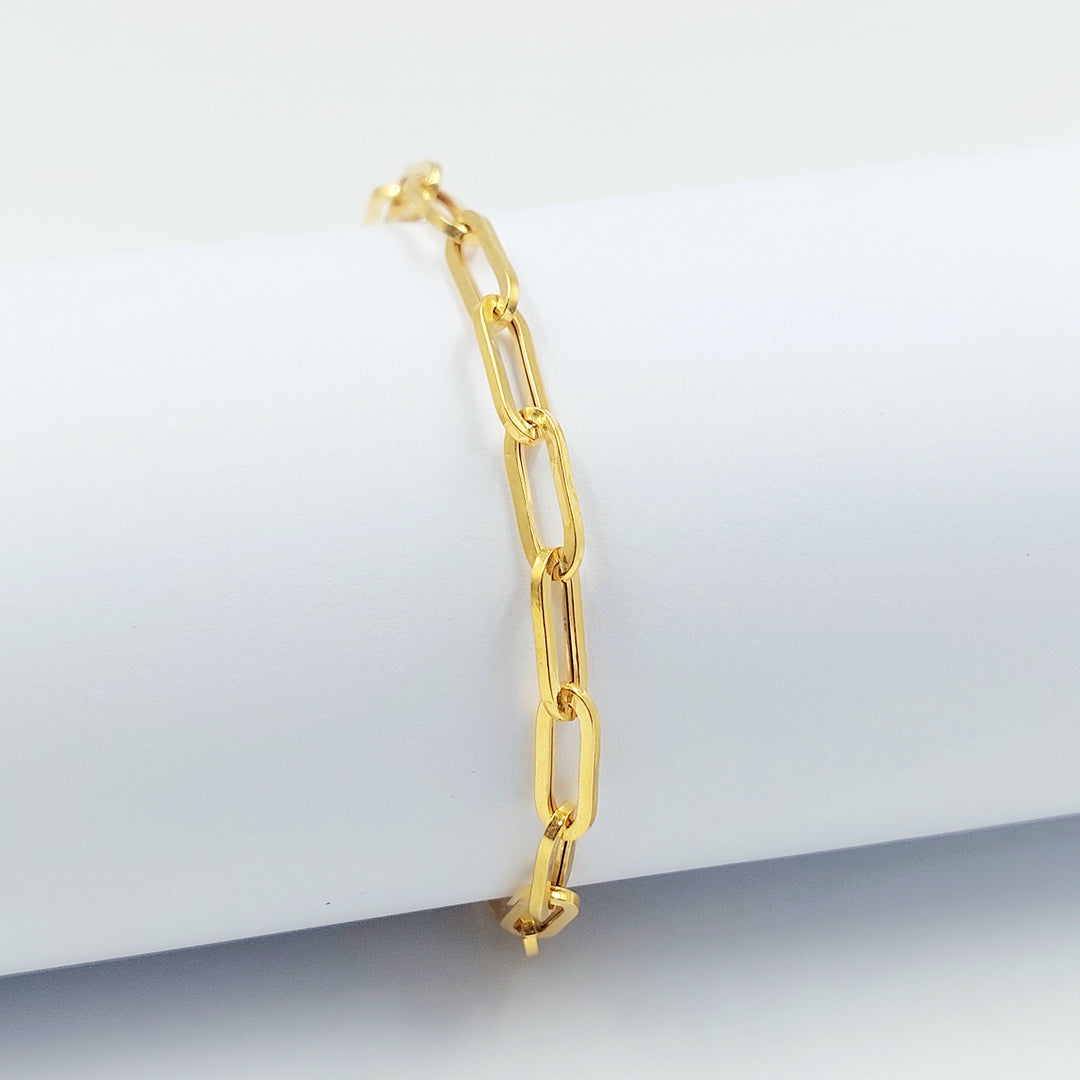 21K اسوارة بيبر كليب-مجوهرات الشيخ سعيد-Saeed Jewelry 