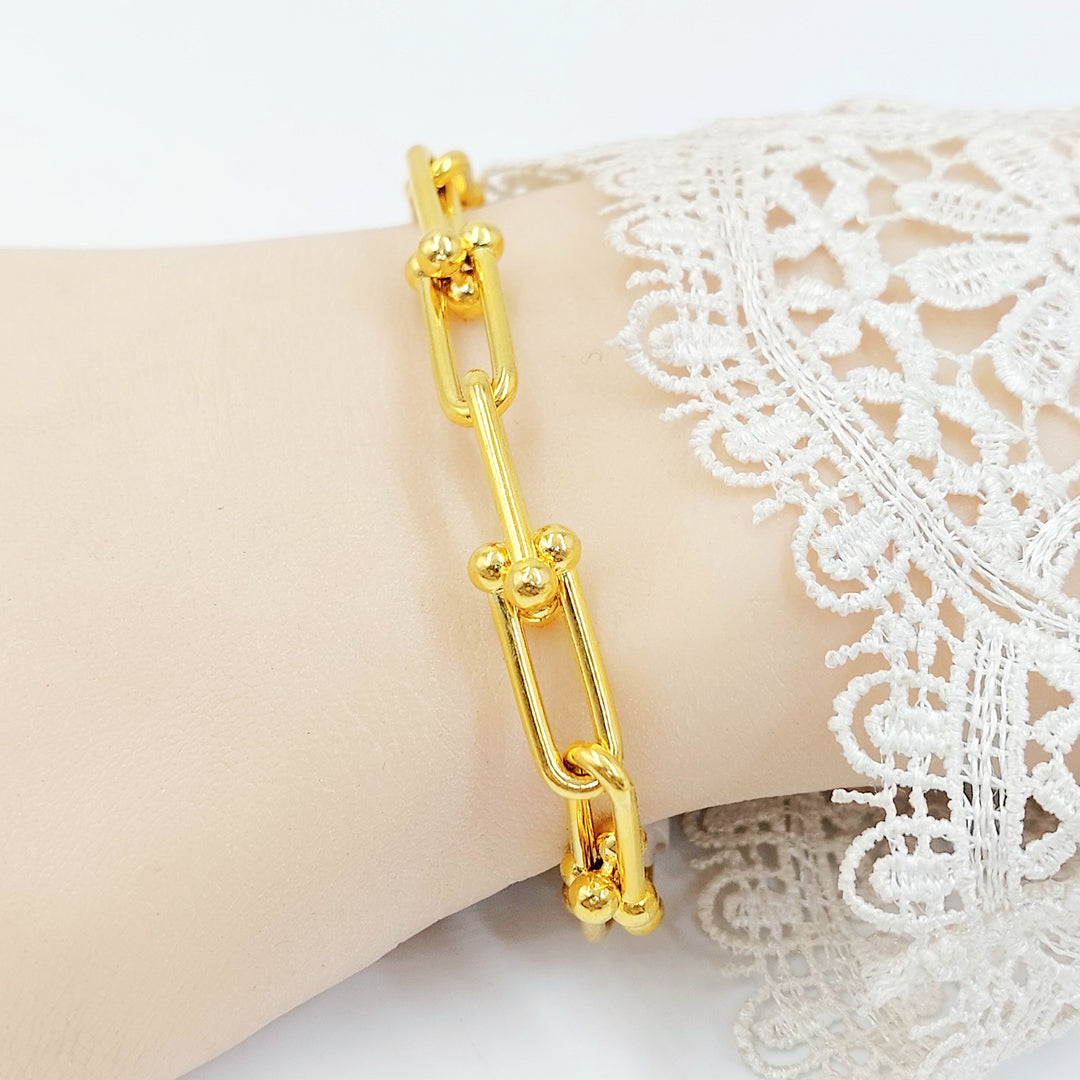 21K اسوارة بيبر كليب-مجوهرات الشيخ سعيد-Saeed Jewelry 