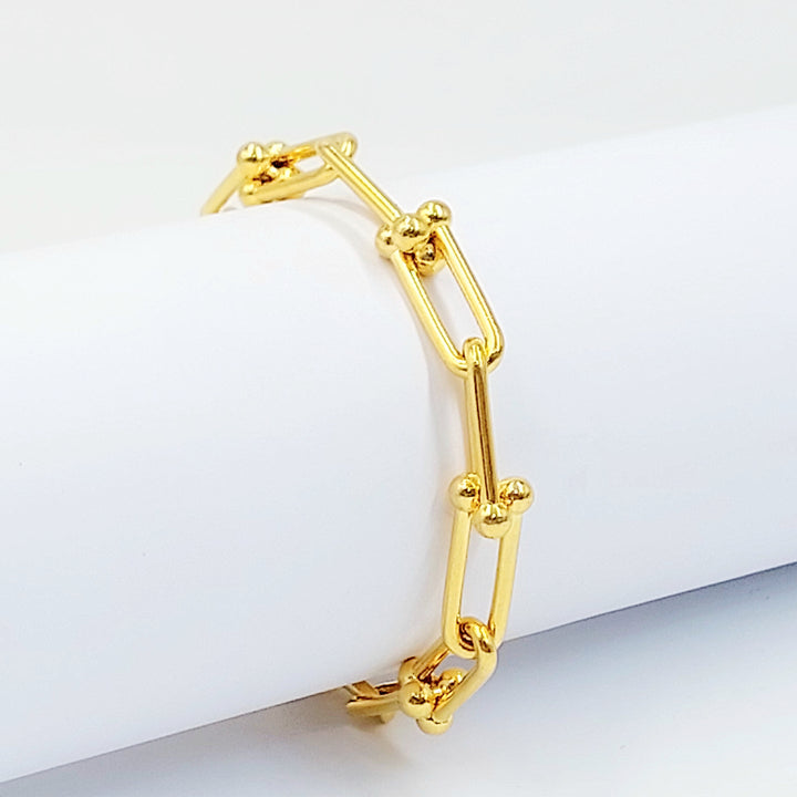 21K اسوارة بيبر كليب-مجوهرات الشيخ سعيد-Saeed Jewelry 