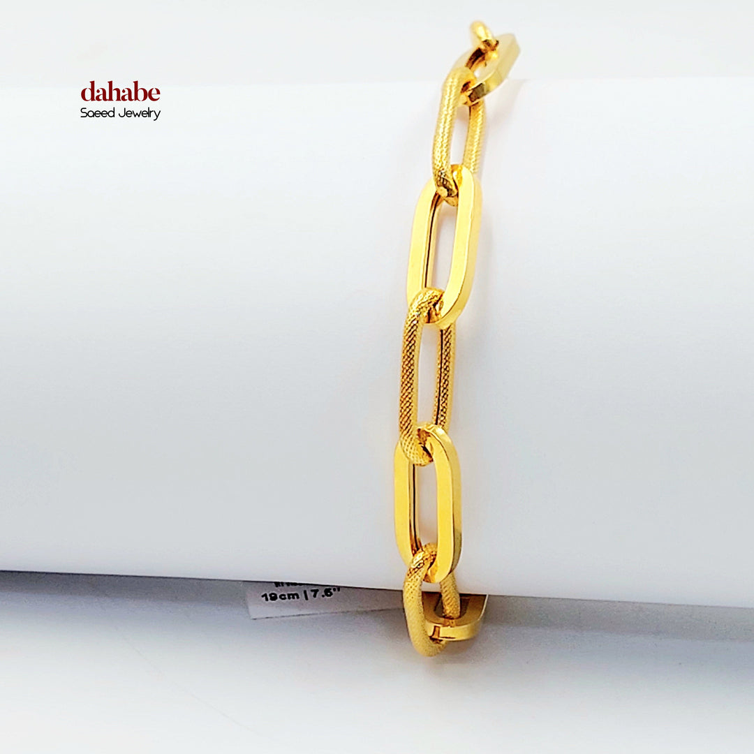 21K اسوارة بيبر كليب-مجوهرات الشيخ سعيد-Saeed Jewelry 