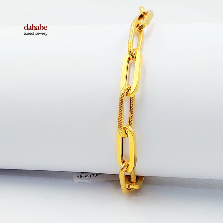 21K اسوارة بيبر كليب-مجوهرات الشيخ سعيد-Saeed Jewelry 