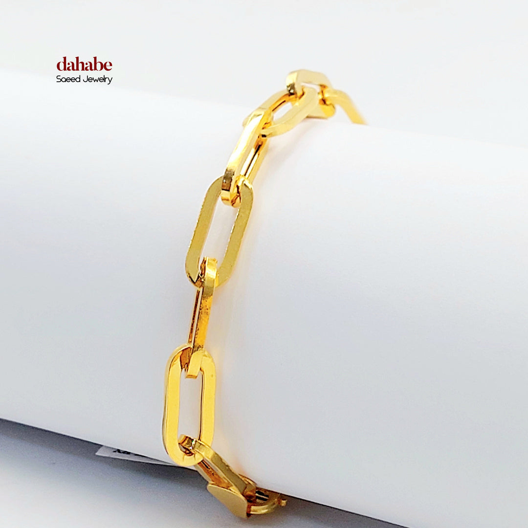 21K اسوارة بيبر كليب-مجوهرات الشيخ سعيد-Saeed Jewelry 