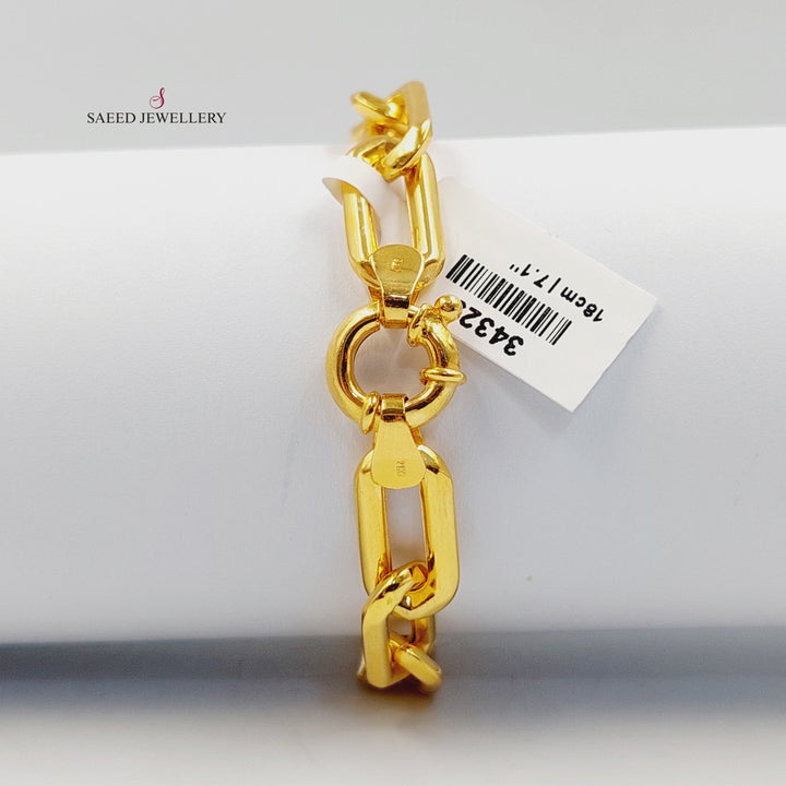 21K اسوارة بيبر كليب-مجوهرات الشيخ سعيد-Saeed Jewelry 