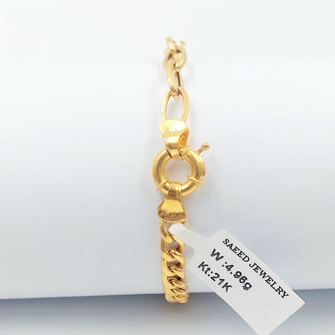 21K اسوارة بيبر كليب-مجوهرات الشيخ سعيد-Saeed Jewelry 