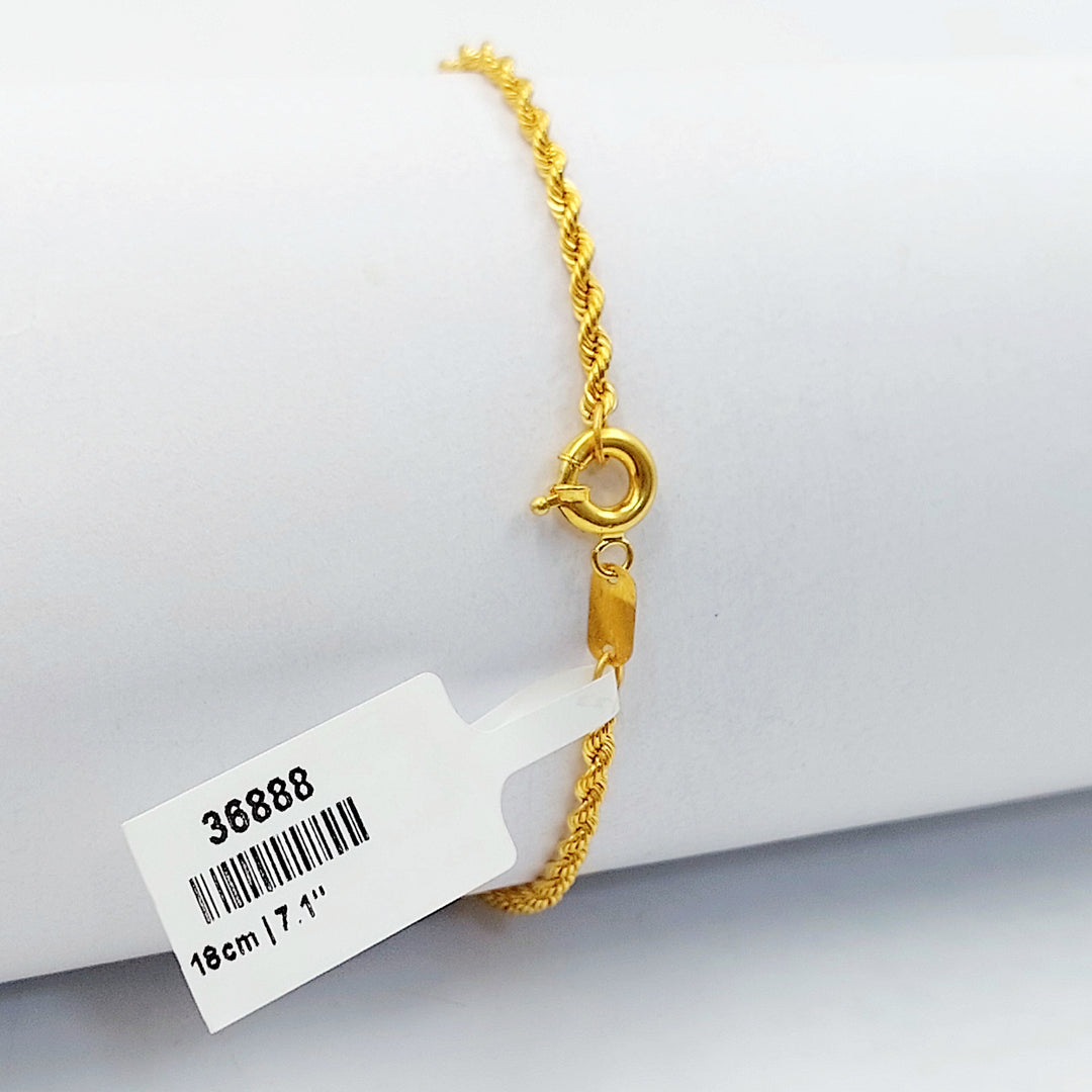 21K اسوارة بيبر كليب-مجوهرات الشيخ سعيد-Saeed Jewelry 