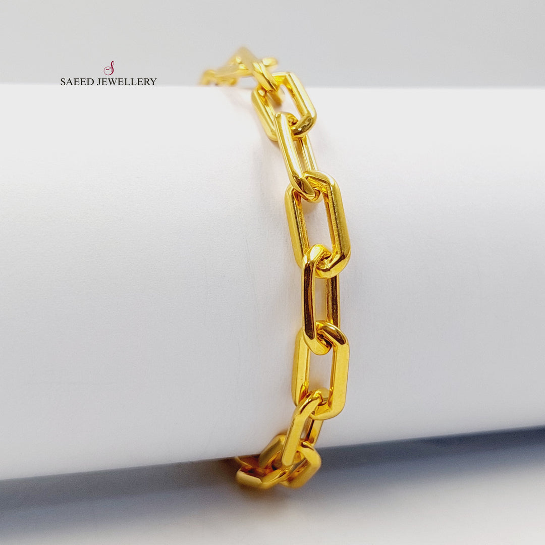 21K اسوارة بيبر كليب-مجوهرات الشيخ سعيد-Saeed Jewelry 