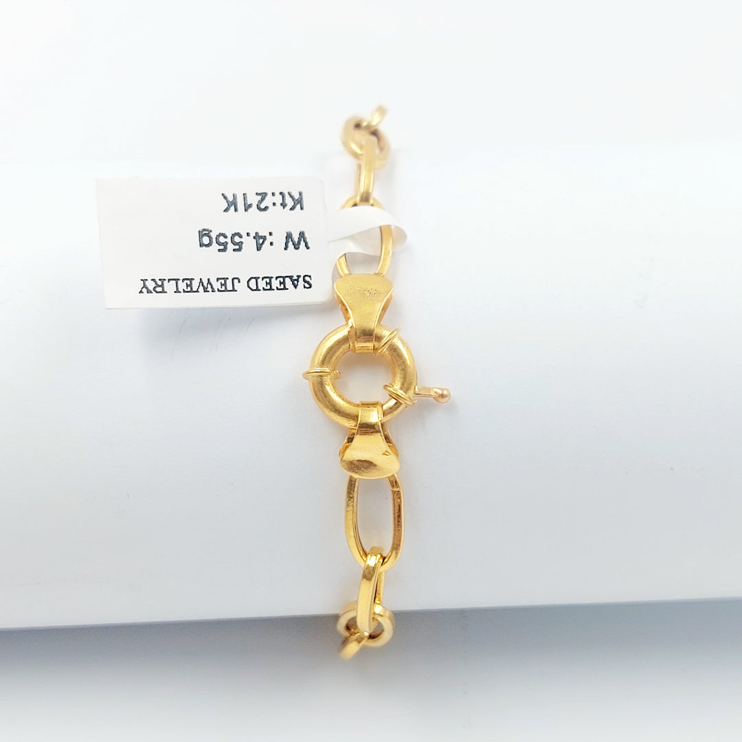 21K اسوارة بيبر كليب-مجوهرات الشيخ سعيد-Saeed Jewelry 