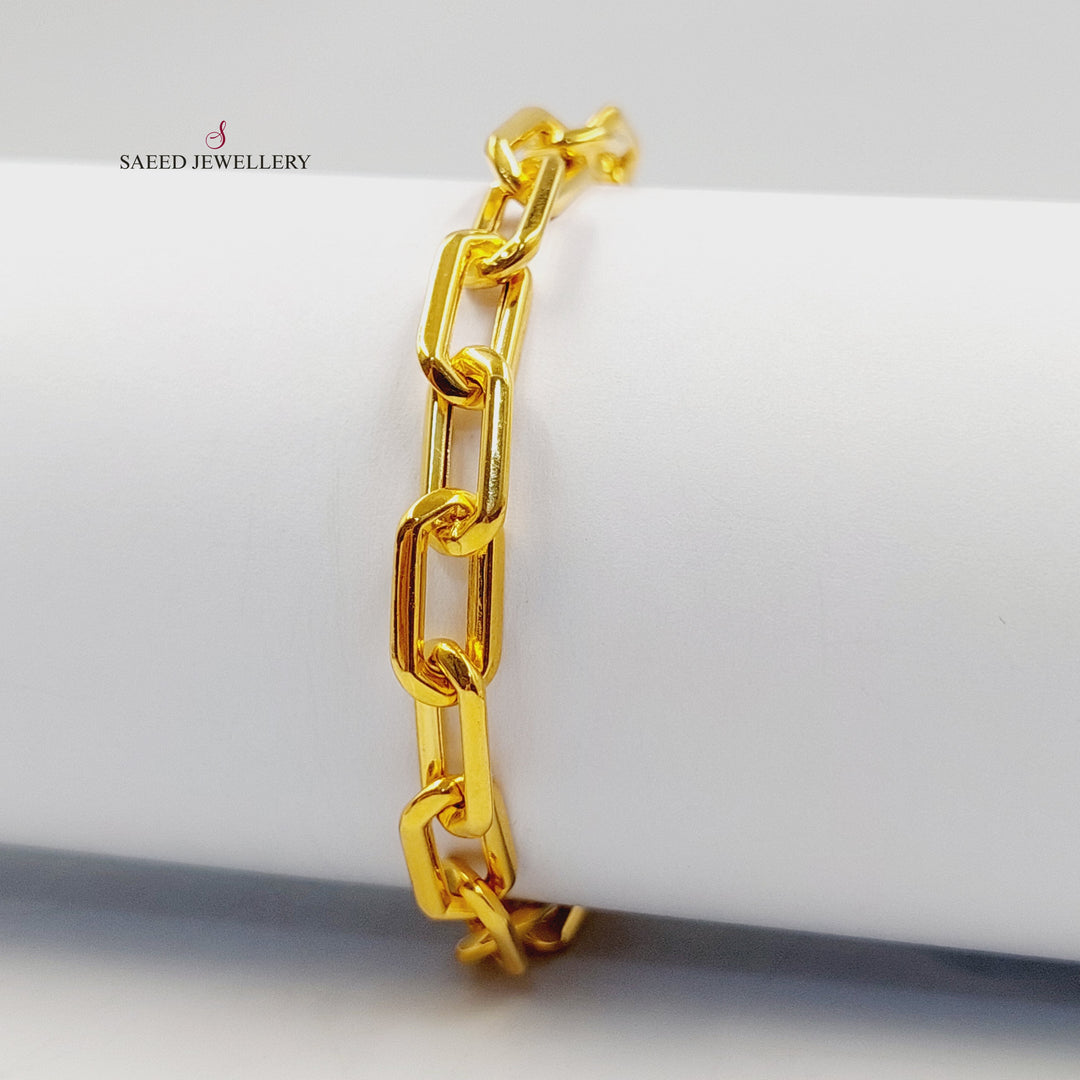 21K اسوارة بيبر كليب-مجوهرات الشيخ سعيد-Saeed Jewelry 