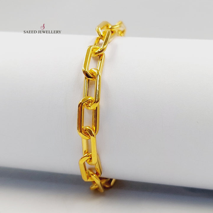 21K اسوارة بيبر كليب-مجوهرات الشيخ سعيد-Saeed Jewelry 