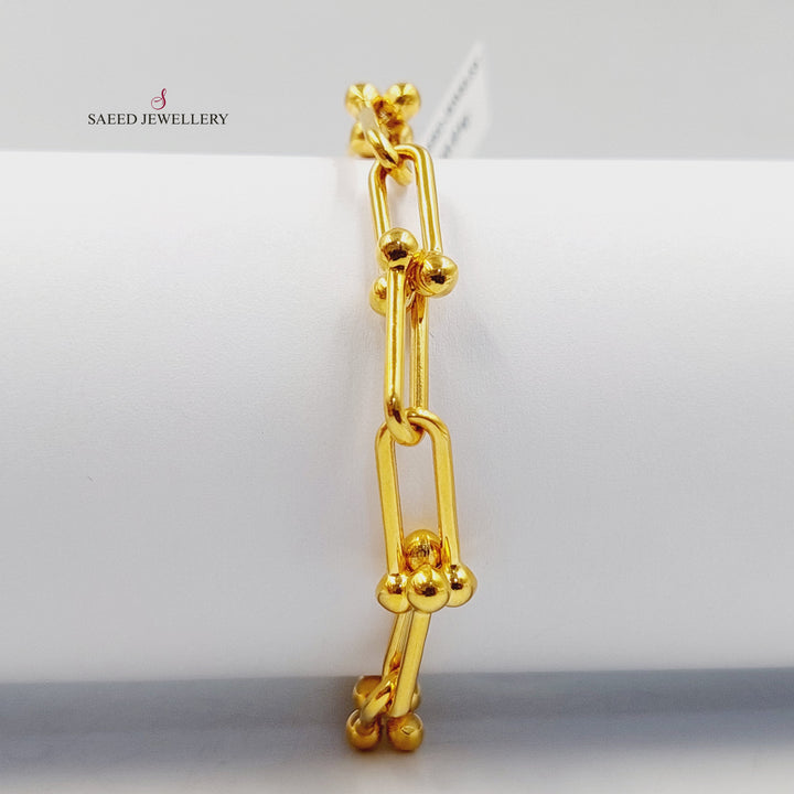 21K اسوارة بيبر كليب-مجوهرات الشيخ سعيد-Saeed Jewelry 