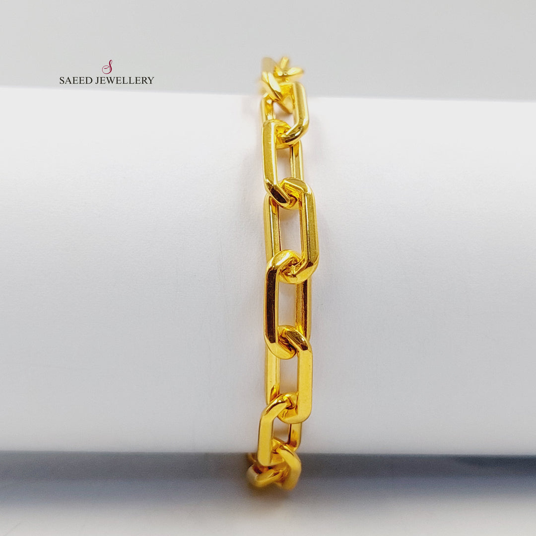 21K اسوارة بيبر كليب-مجوهرات الشيخ سعيد-Saeed Jewelry 