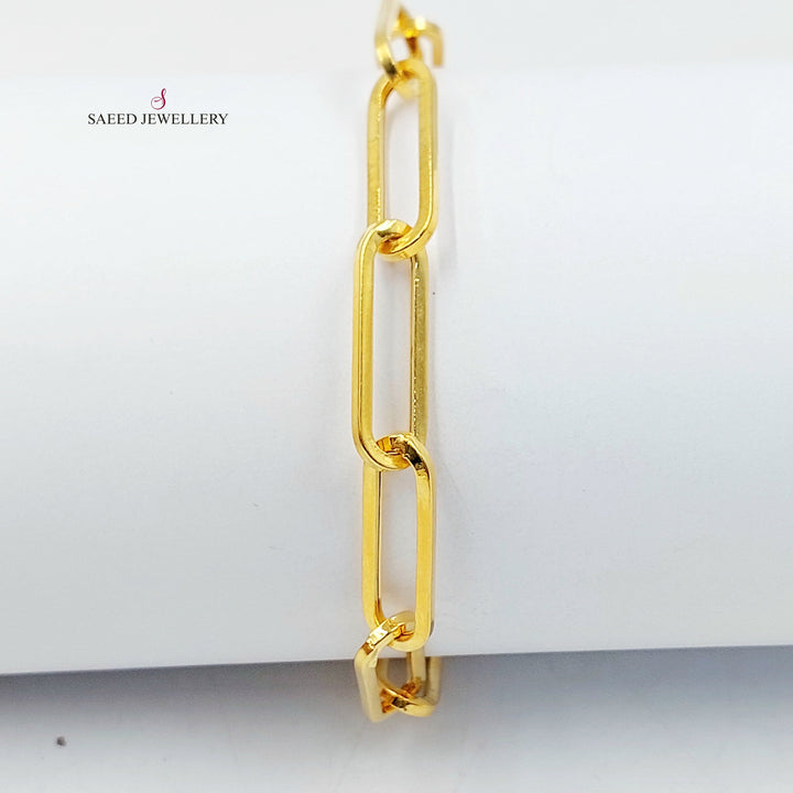 21K اسوارة بيبر كليب-مجوهرات الشيخ سعيد-Saeed Jewelry 