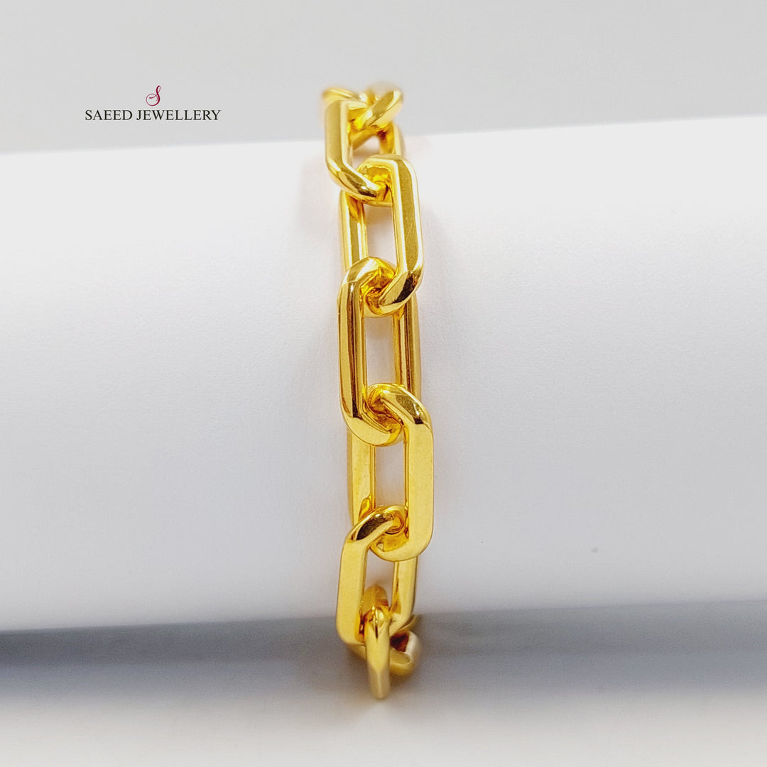 21K اسوارة بيبر كليب-مجوهرات الشيخ سعيد-Saeed Jewelry 