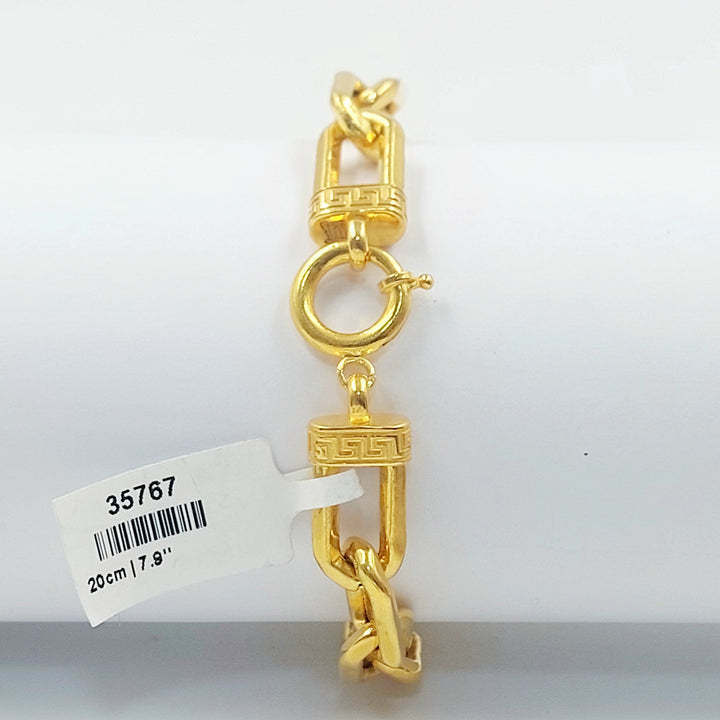 21K اسوارة بيبر كليب-مجوهرات الشيخ سعيد-Saeed Jewelry 