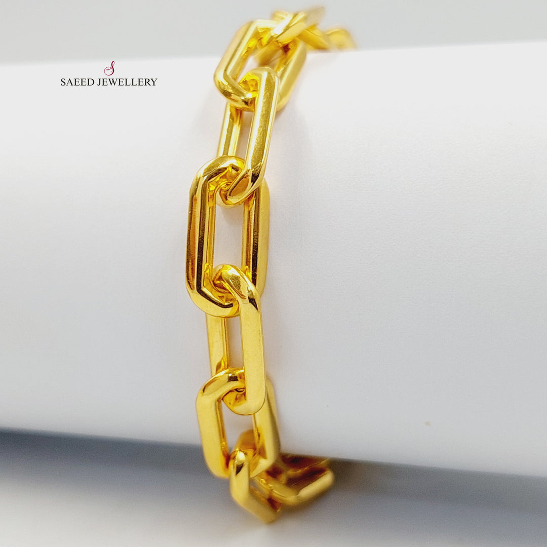 21K اسوارة بيبر كليب-مجوهرات الشيخ سعيد-Saeed Jewelry 