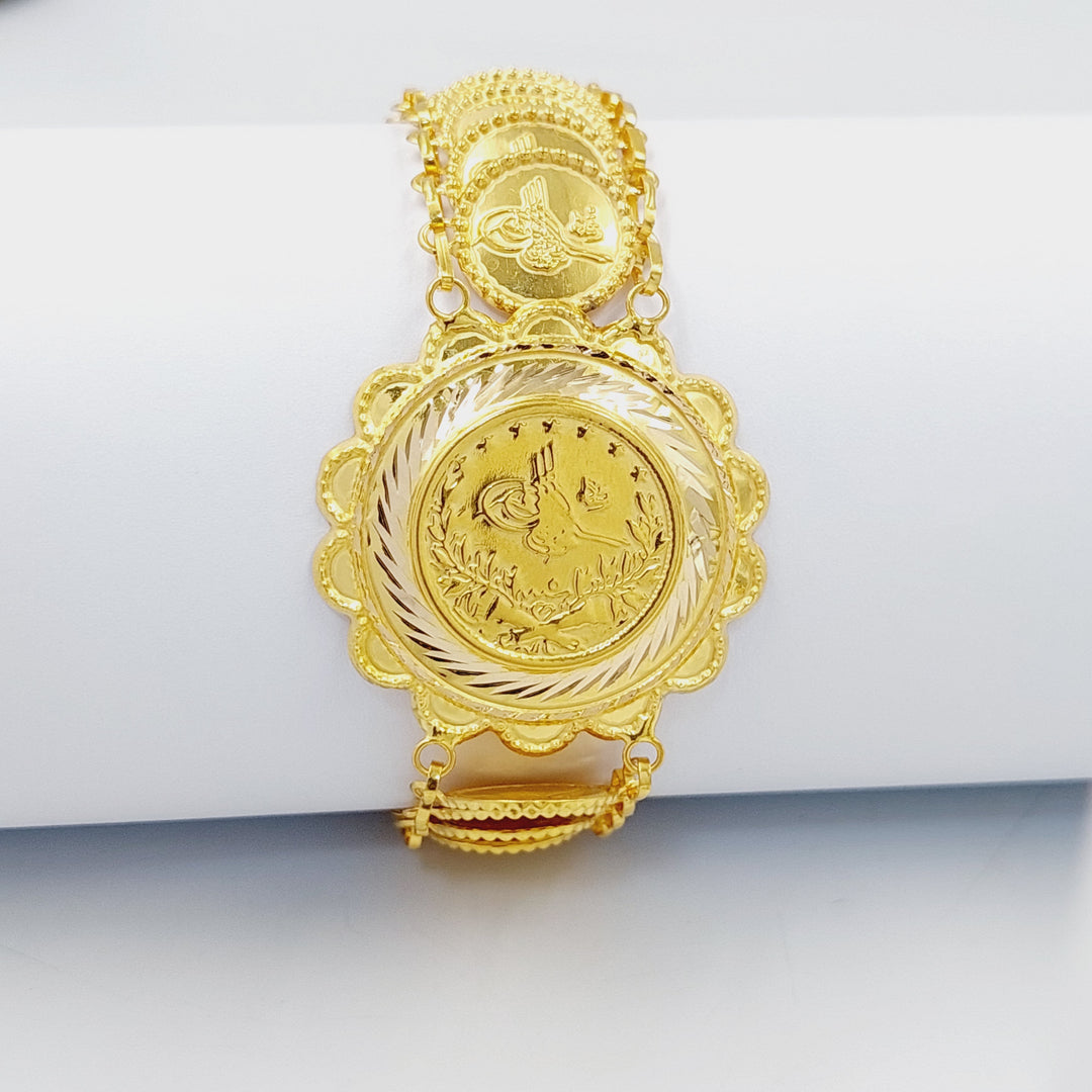 21K اسوارة اثمان قشرة-مجوهرات الشيخ سعيد-Saeed Jewelry 