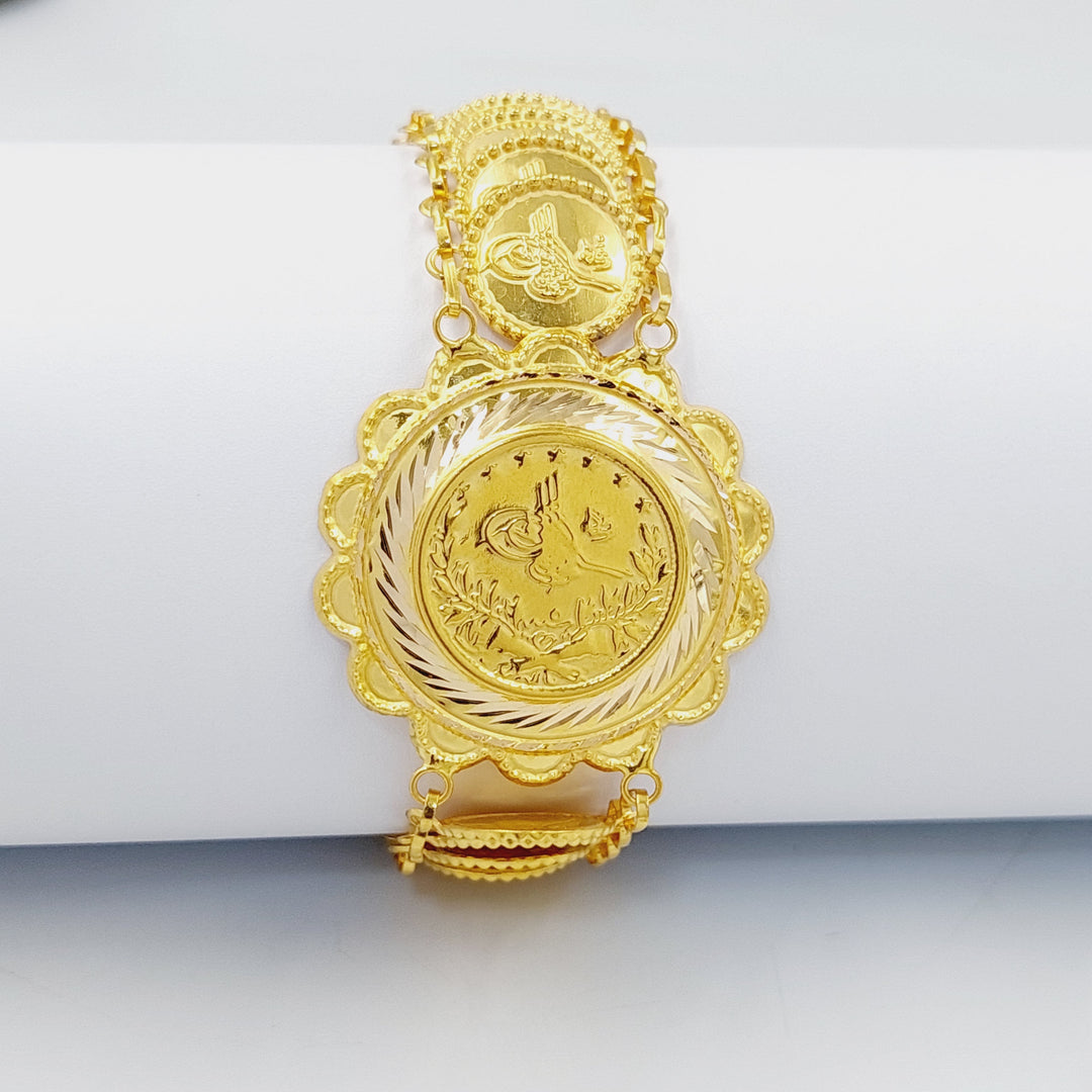 21K اسوارة اثمان قشرة-مجوهرات الشيخ سعيد-Saeed Jewelry 