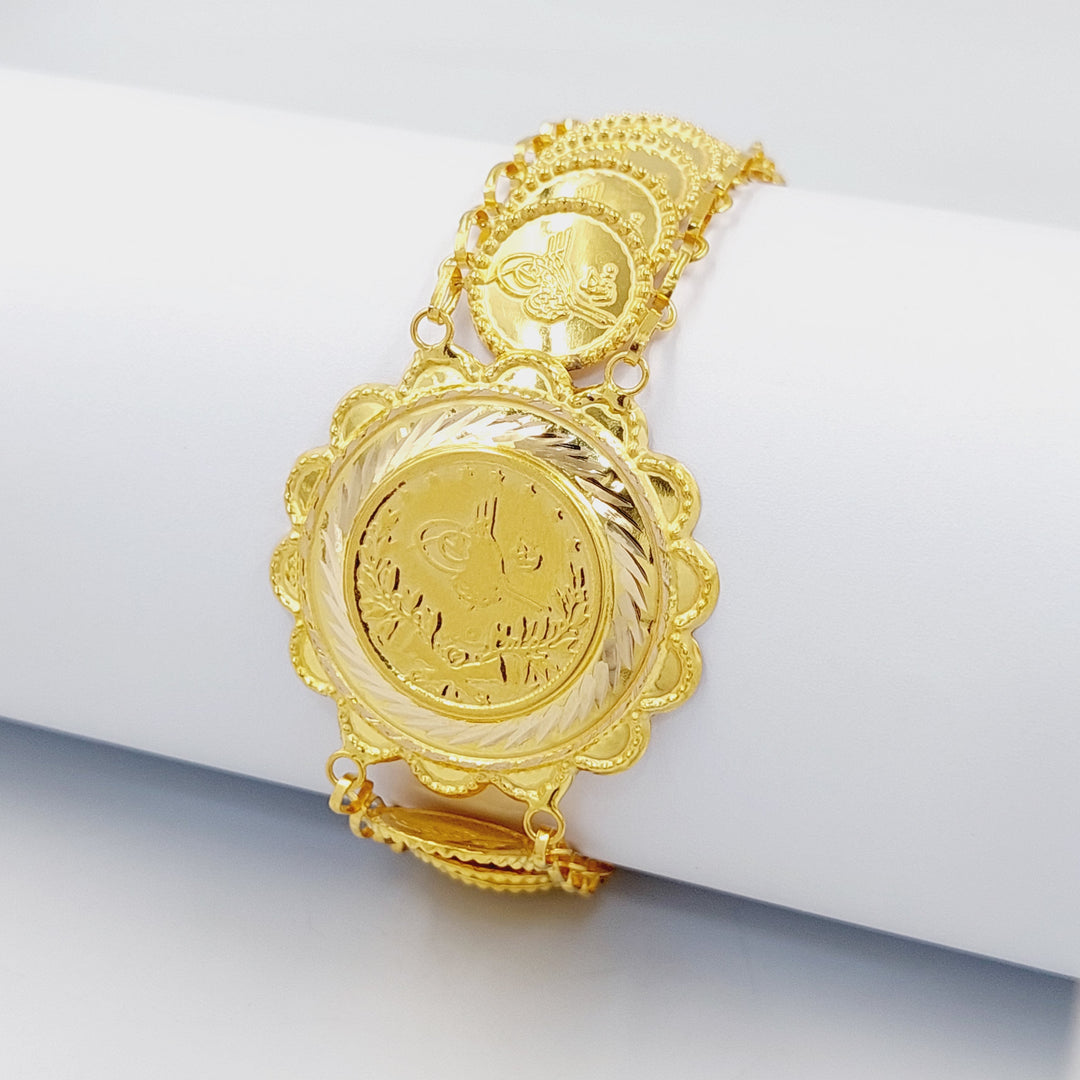 21K اسوارة اثمان قشرة-مجوهرات الشيخ سعيد-Saeed Jewelry 