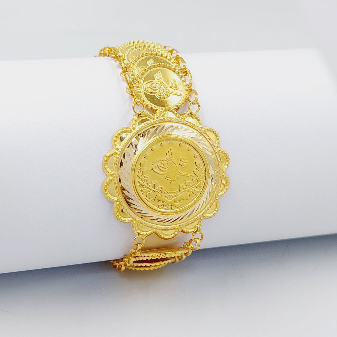 21K اسوارة اثمان قشرة-مجوهرات الشيخ سعيد-Saeed Jewelry 