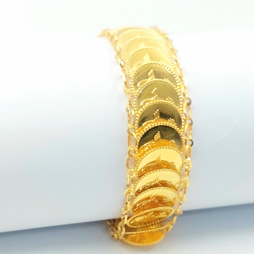 21K اسوارة اثمان قشرة-مجوهرات الشيخ سعيد-Saeed Jewelry 