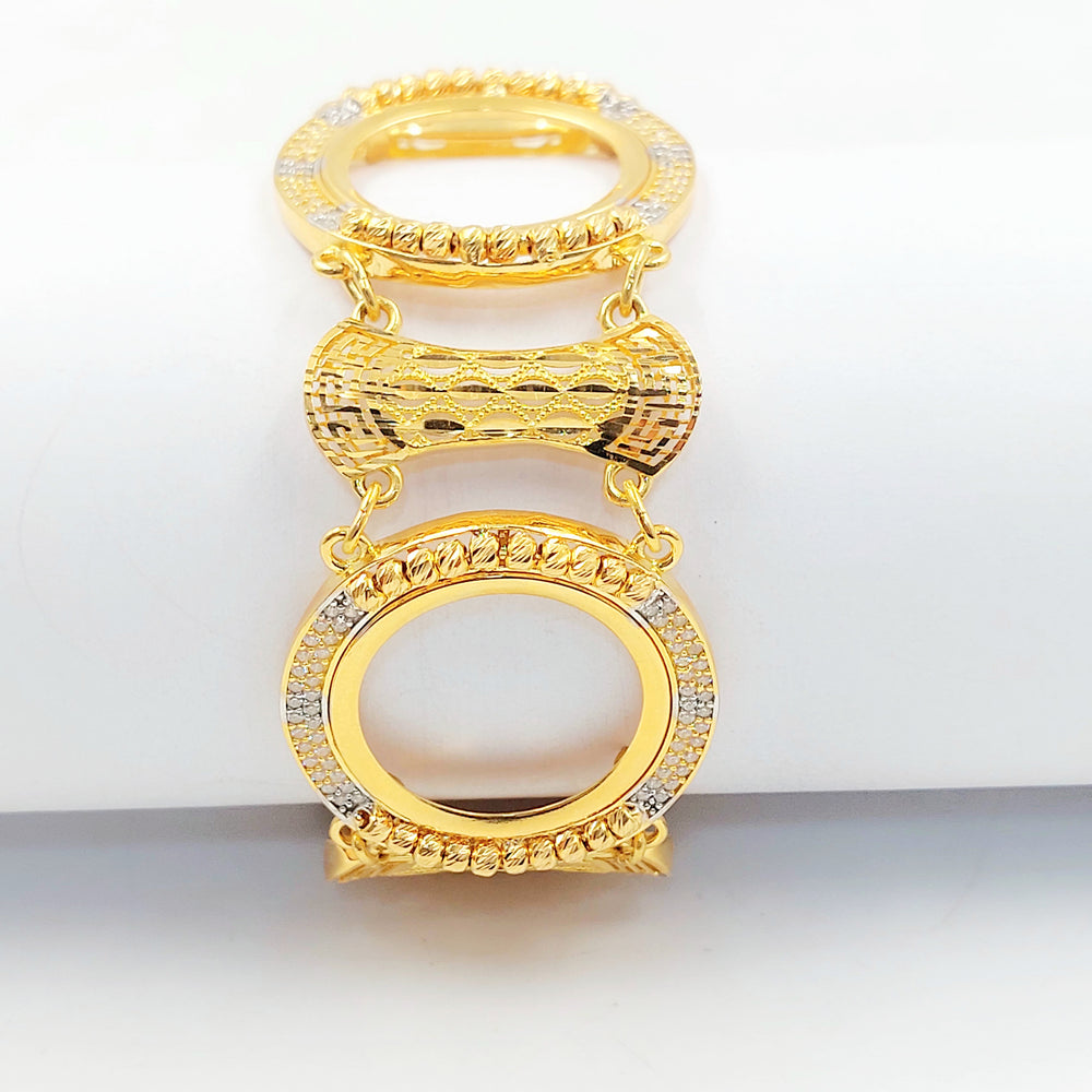 21K اسوارة برواز رشادي-مجوهرات الشيخ سعيد-Saeed Jewelry 
