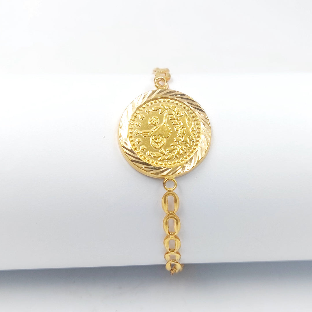 21K اسوارة قشرة رشادي-مجوهرات الشيخ سعيد-Saeed Jewelry 