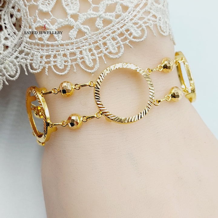 21K اسوارة برواز رشادي-مجوهرات الشيخ سعيد-Saeed Jewelry 