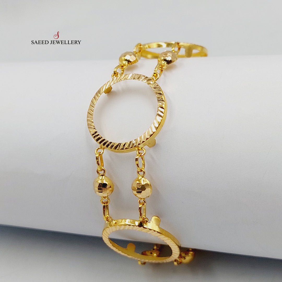21K اسوارة برواز رشادي-مجوهرات الشيخ سعيد-Saeed Jewelry 