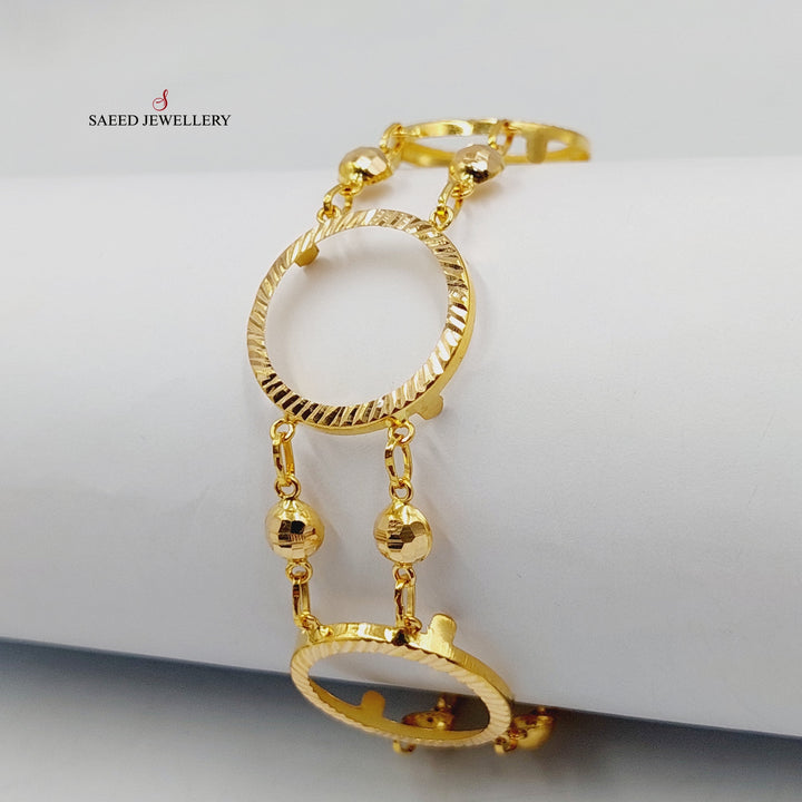 21K اسوارة برواز رشادي-مجوهرات الشيخ سعيد-Saeed Jewelry 