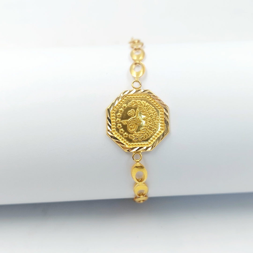 21K اسوارة قشرة رشادي-مجوهرات الشيخ سعيد-Saeed Jewelry 